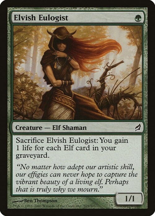 Elvish Eulogist Card Front