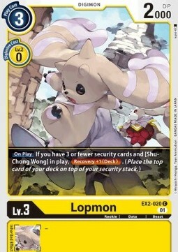 Lopmon Card Front