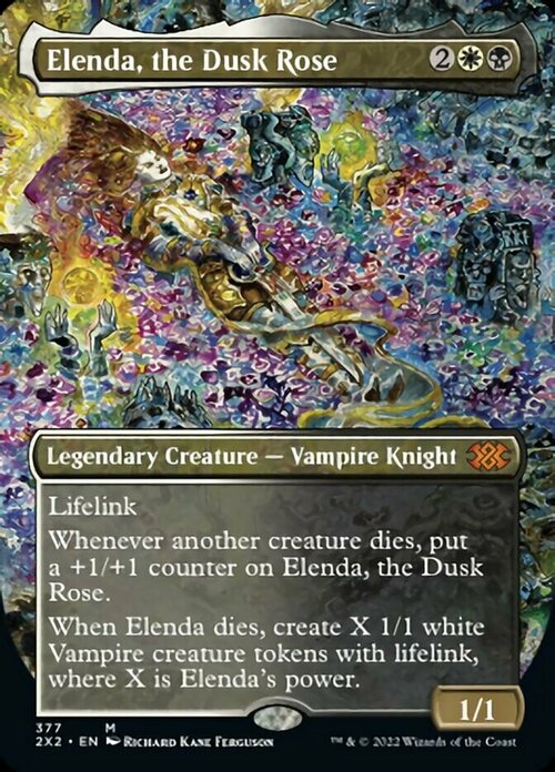 Elenda, the Dusk Rose Card Front