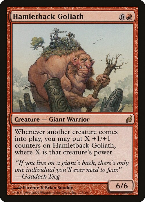 Hamletback Goliath Card Front