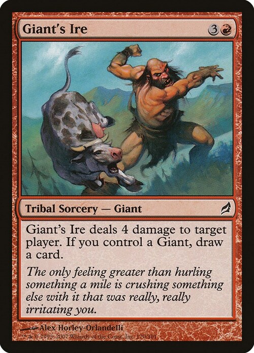 Giant's Ire Card Front