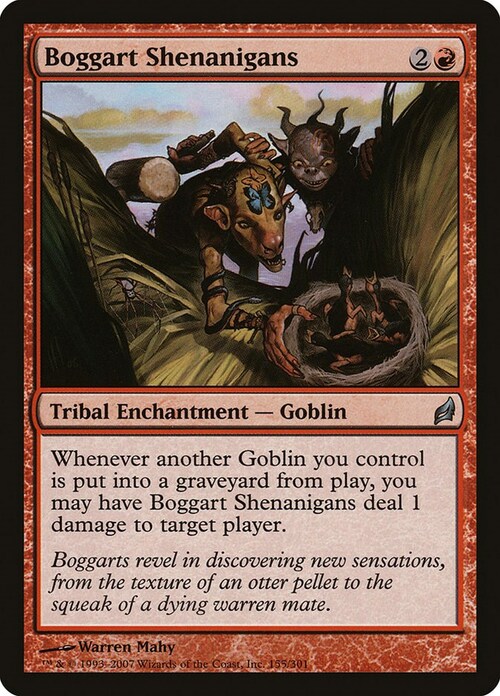 Boggart Shenanigans Card Front