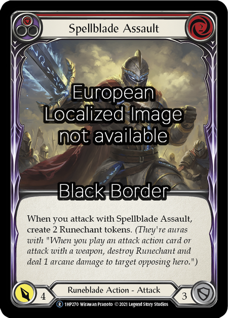 Spellblade Assault - Red Card Front