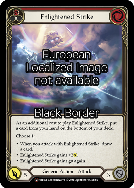 Enlightened Strike Card Front