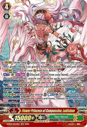 Flower Princess of Compassion, Ladislava [P Format] Card Front