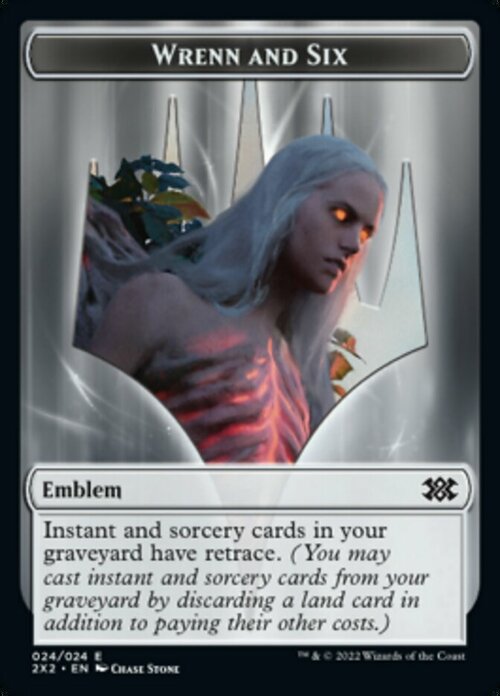 Wrenn and Six Emblem Card Front