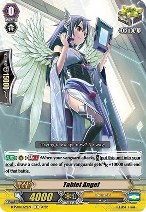 Tablet Angel [P Format] Card Front