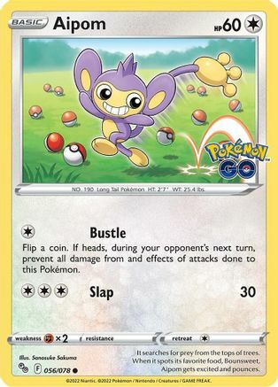 Aipom Card Front