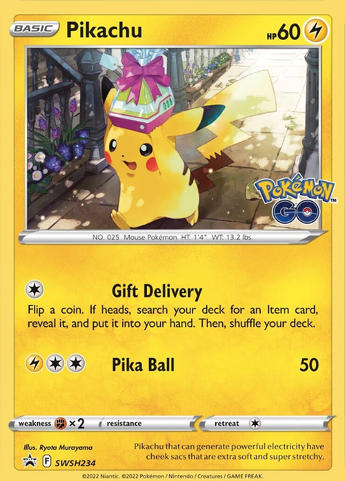 Pikachu Card Front