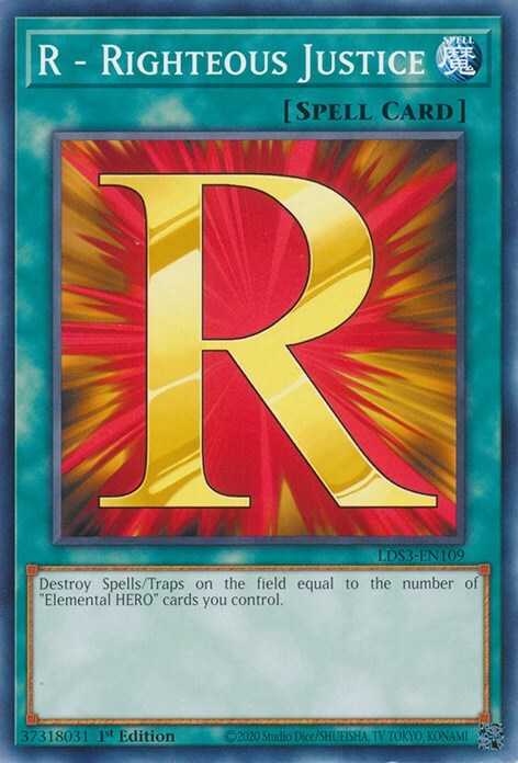 R - Righteous Justice Card Front