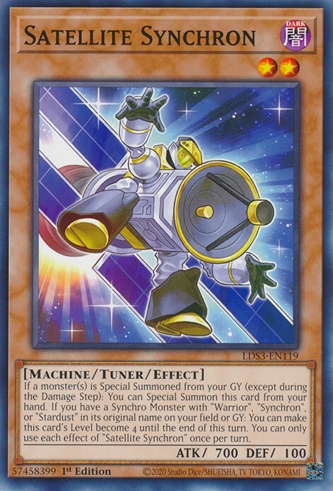 Satellite Synchron Card Front