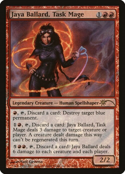 Jaya Ballard, Task Mage Card Front