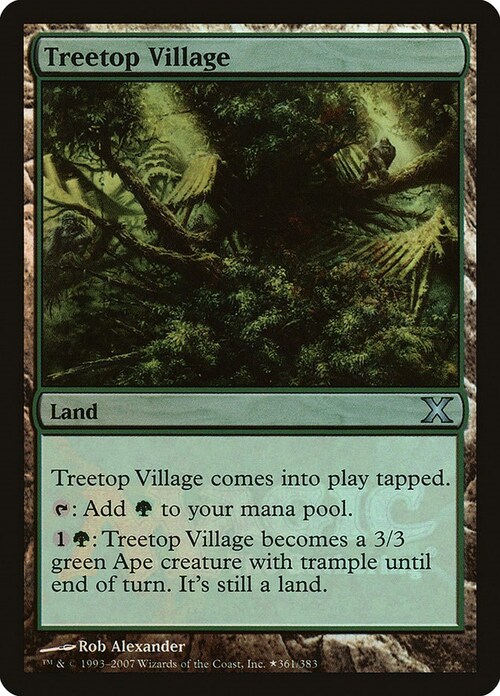 Treetop Village Card Front