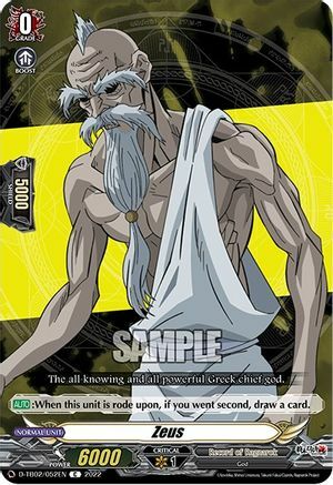 Zeus [D Format] Card Front