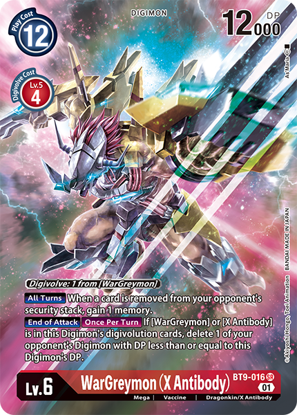 WarGreymon (X Antibody) Card Front