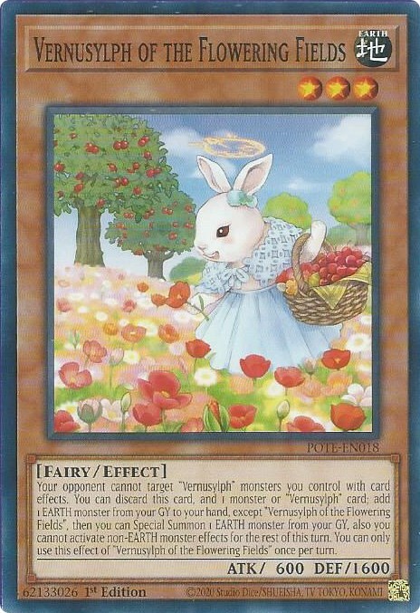 Vernusylph of the Flowering Fields Card Front