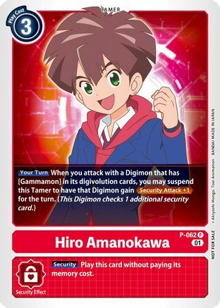 Hiro Amanokawa Card Front