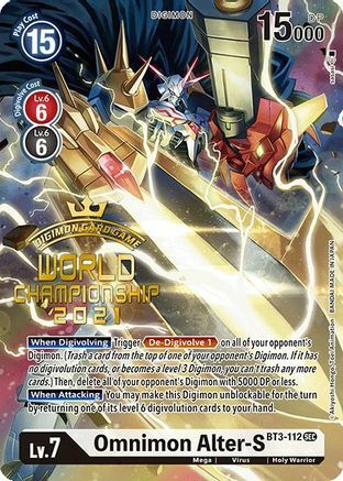 Omnimon Alter-S Card Front