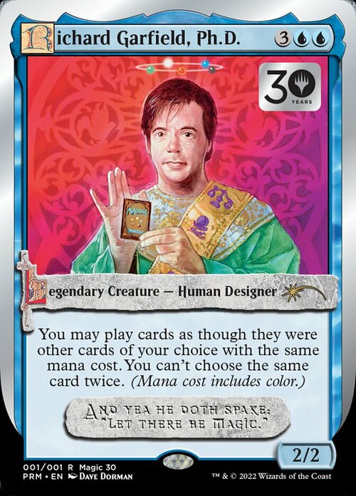 Richard Garfield, Ph.D. Card Front