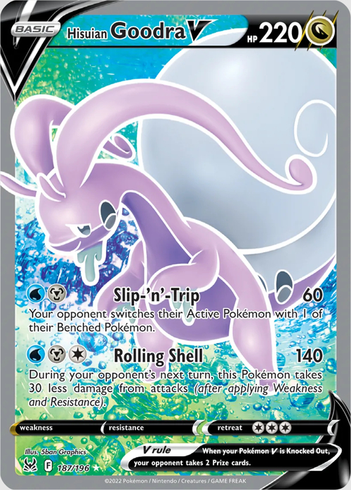 Hisuian Goodra V Card Front