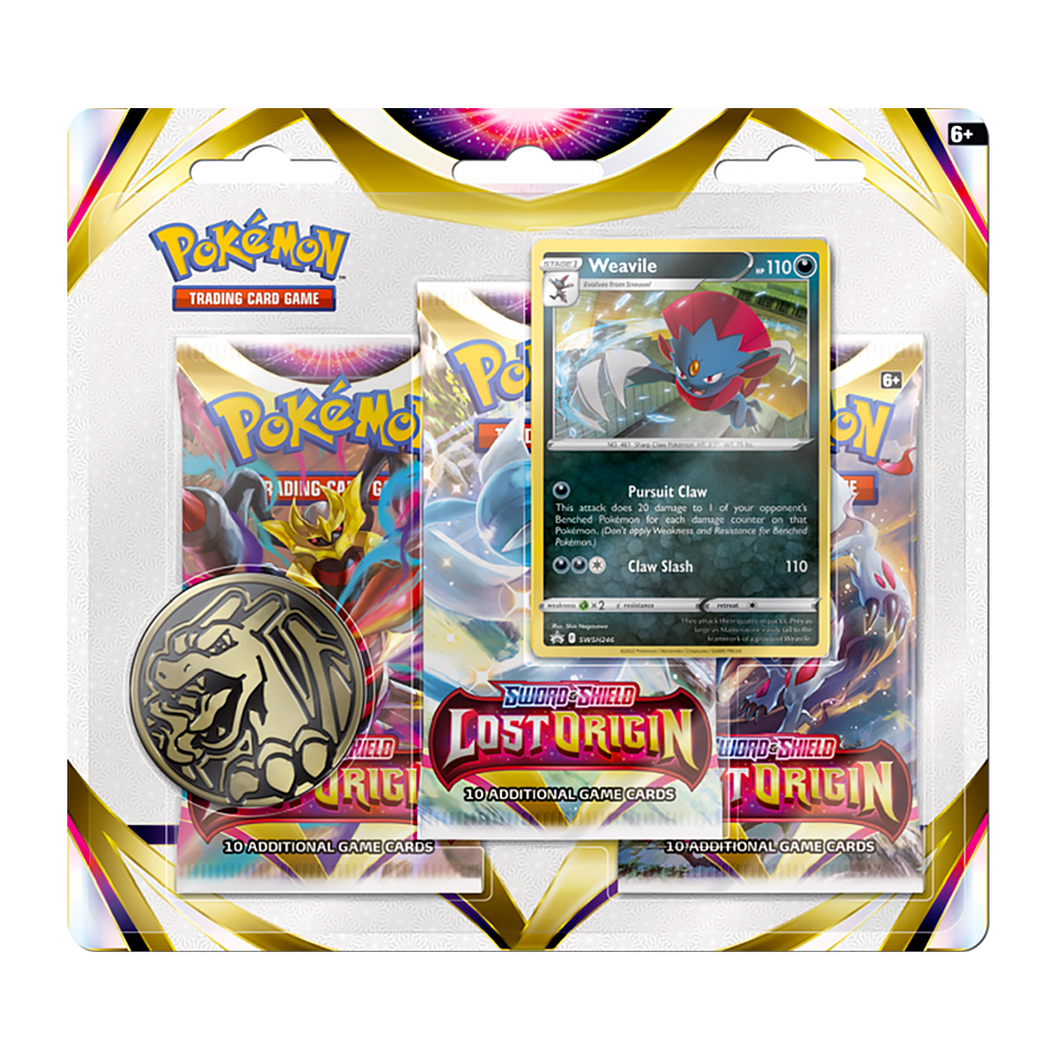 Lost Origin | Weavile 3-Pack Blister