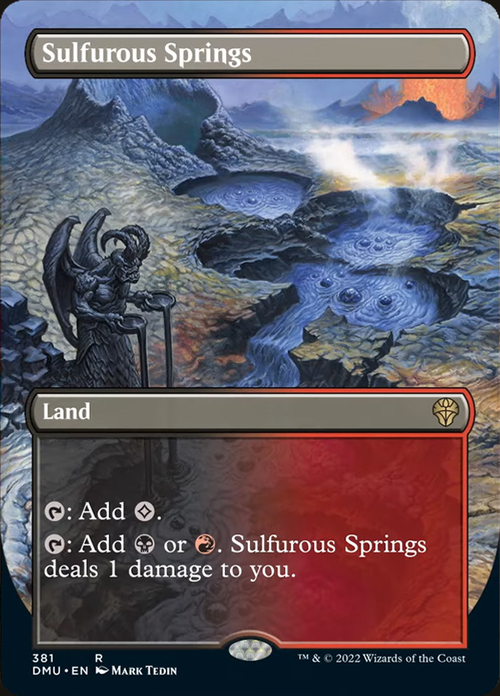 Sulfurous Springs Card Front