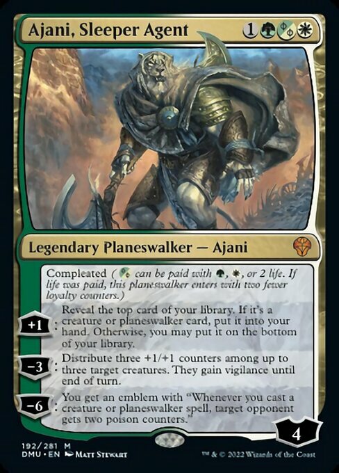 Ajani, Sleeper Agent Card Front