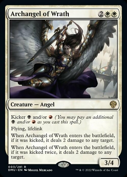 Archangel of Wrath Card Front