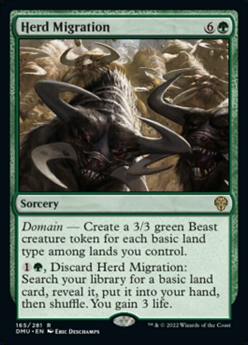 Herd Migration Card Front