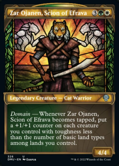 Zar Ojanen, Scion of Efrava Card Front