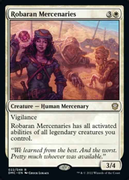 Robaran Mercenaries Card Front