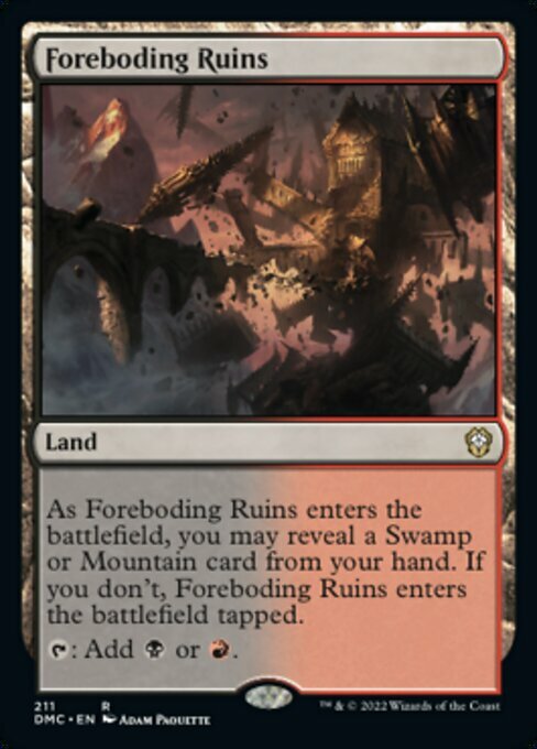 Foreboding Ruins Card Front