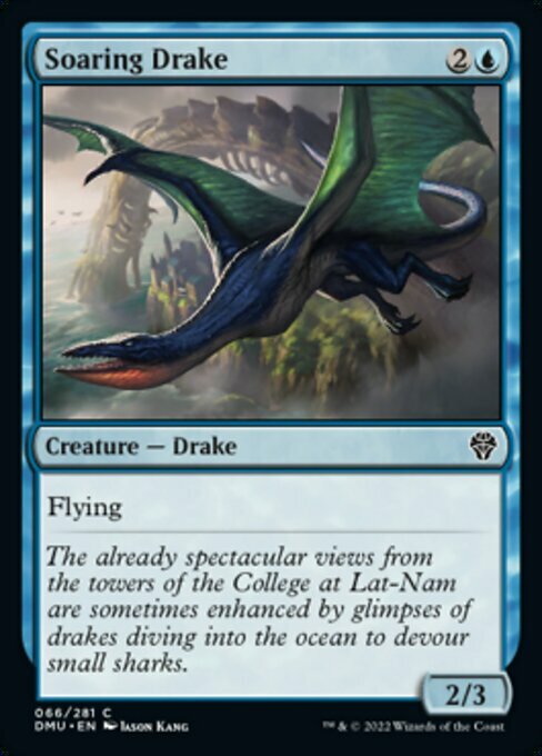 Soaring Drake Card Front