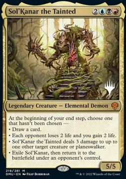 Sol'Kanar the Tainted Card Front