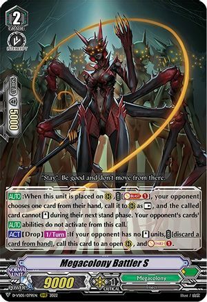 Megacolony Battler S Card Front