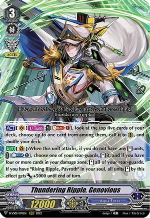 Thundering Ripple, Genovious Card Front