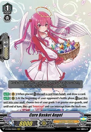 Cure Basket Angel Card Front