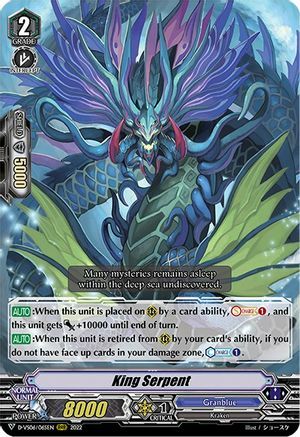 King Serpent [V Format] Card Front