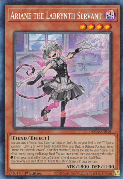 Ariane the Labrynth Servant Card Front