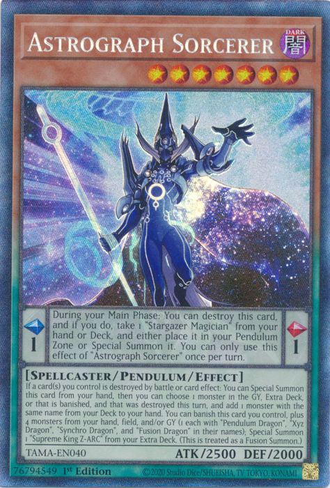 Astrograph Sorcerer Card Front