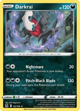 Darkrai [Nightmare | Pitch-Black Blade] Card Front