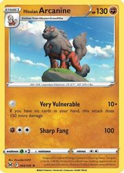 Arcanine di Hisui [Very Vulnerable | Sharp Fang]