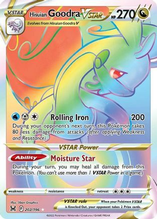 Goodra di Hisui V ASTRO [Rolling Iron | Moisture Star] Card Front