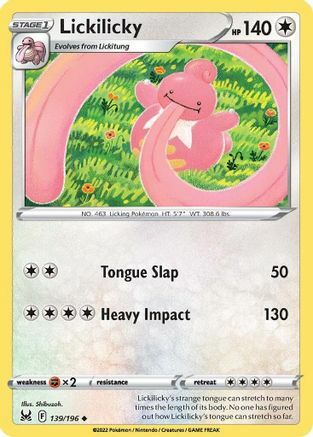 Lickilicky Card Front