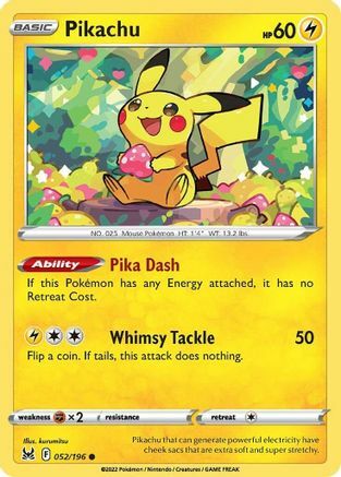 Pikachu Card Front