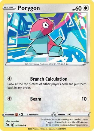 Porygon Card Front