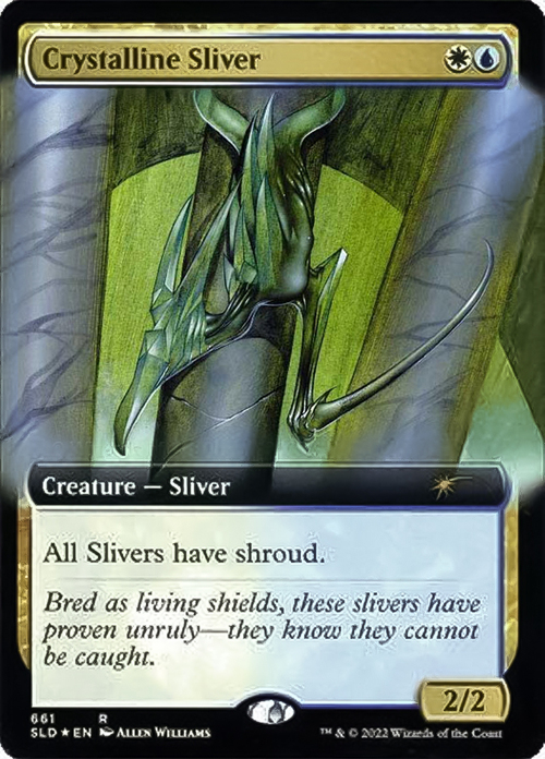 Crystalline Sliver Card Front