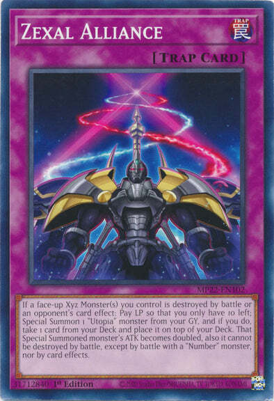 Zexal Alliance Card Front