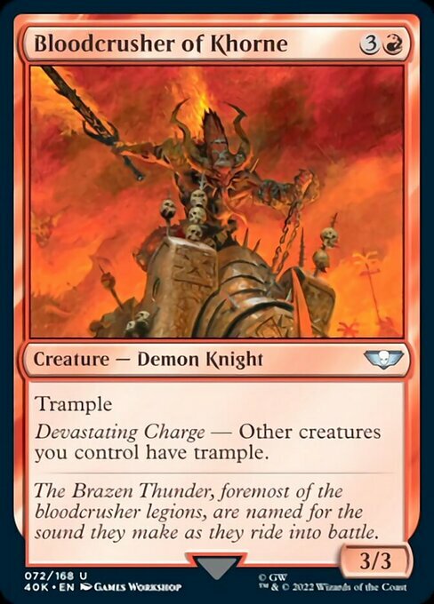 Bloodcrusher of Khorne Card Front