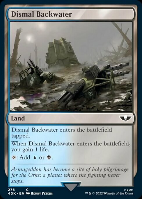 Dismal Backwater Card Front